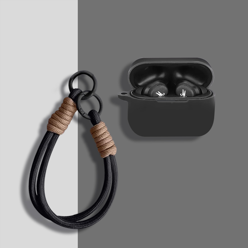Suitable for Marshall Motif Anc Earphone Protective Case, Marshall Bluetooth Earphone Protective Shell, Soft Shell, Marshall Motif Ii Anc Charging Case Protective Case, Full Coverage Integrated Dustproof