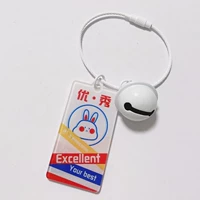 Бордовый двусторонний колокольчик