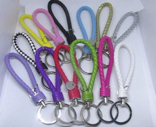 DIY Аксессуары для ключей с застежкой ручной работы, ручка, красочный брелок