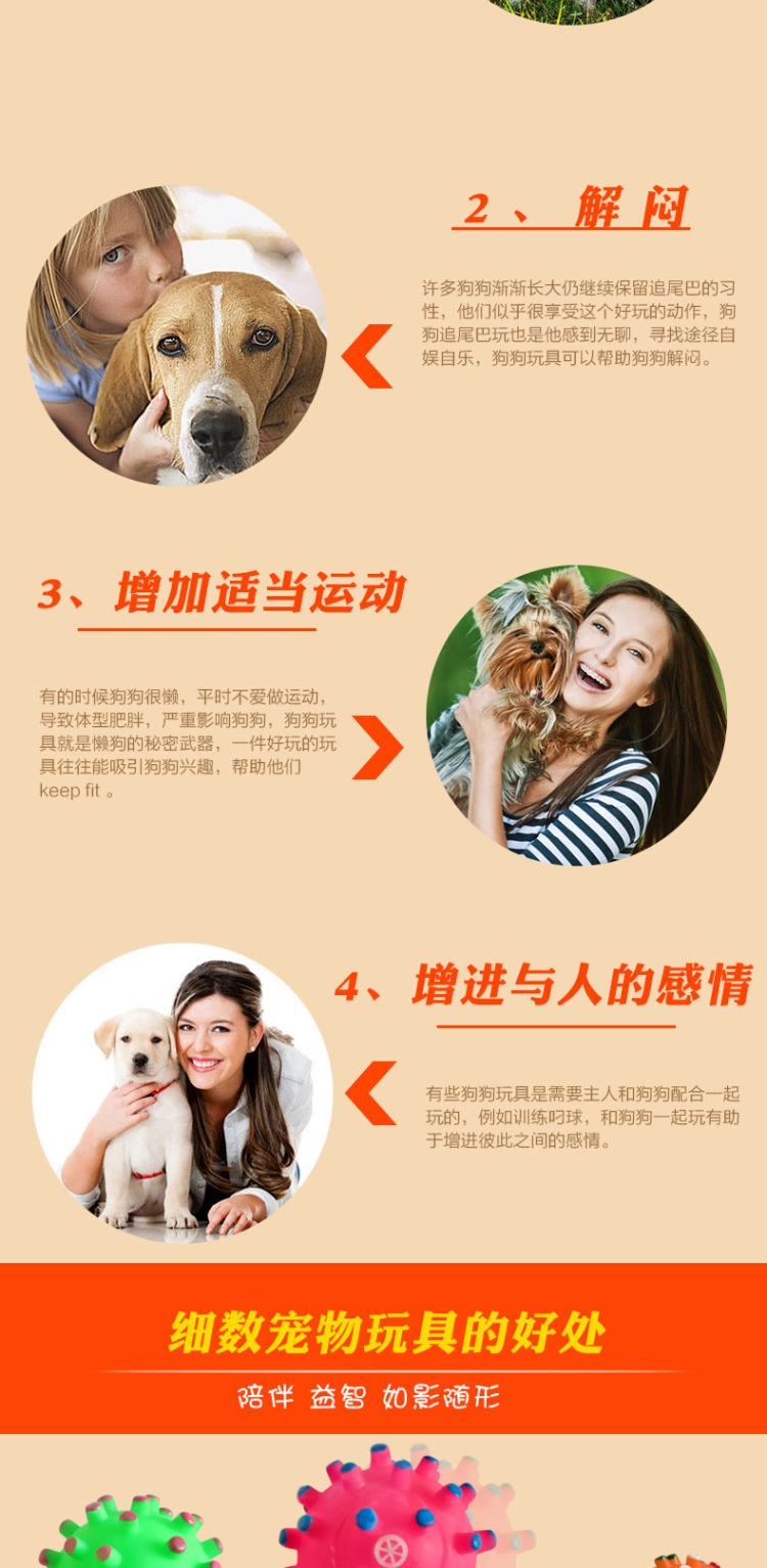 Pet puppy dog ​​toy ball vocal mol cắn đào tạo Teddy gấu con chó con mèo đồ chơi cung cấp chó nhai - Mèo / Chó Đồ chơi đồ chơi cho chó pug
