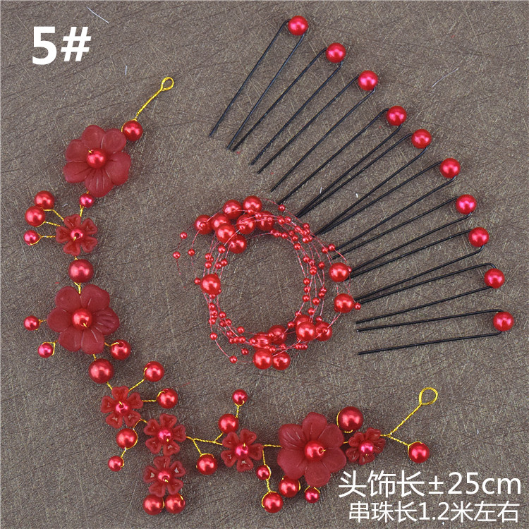 Bridal tiara head flower tạo kiểu tóc phụ kiện cưới trang sức cưới váy photo studio ảnh phụ kiện dây buộc tóc