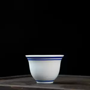 景德鎮 酒杯 清彩景德镇陶瓷功夫茶杯全手绘五彩青花斗彩主人杯单杯