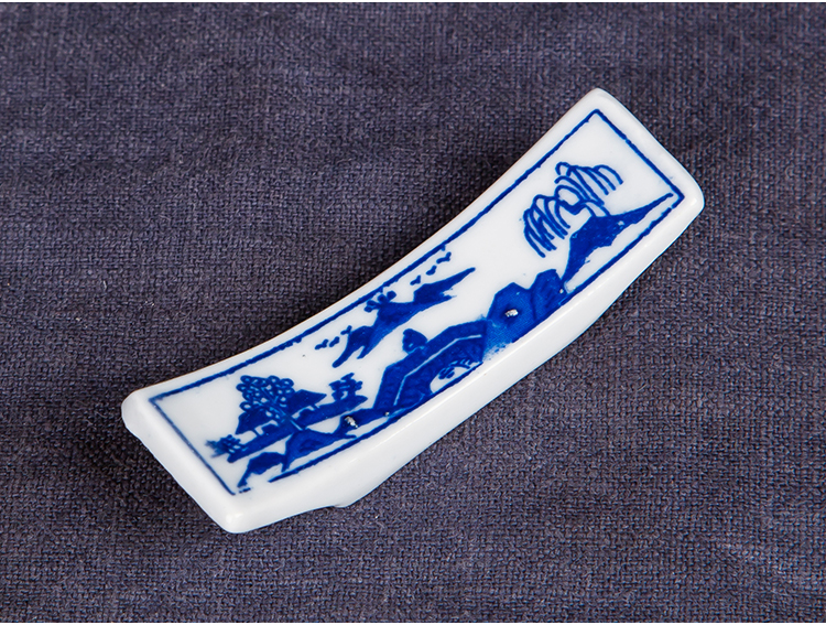 Jingdezhen đũa đũa truyền thống đũa đũa đũa đũa truyền thống hộ gia đình Trung Quốc sứ màu xanh và trắng bộ bát đĩa đẹp