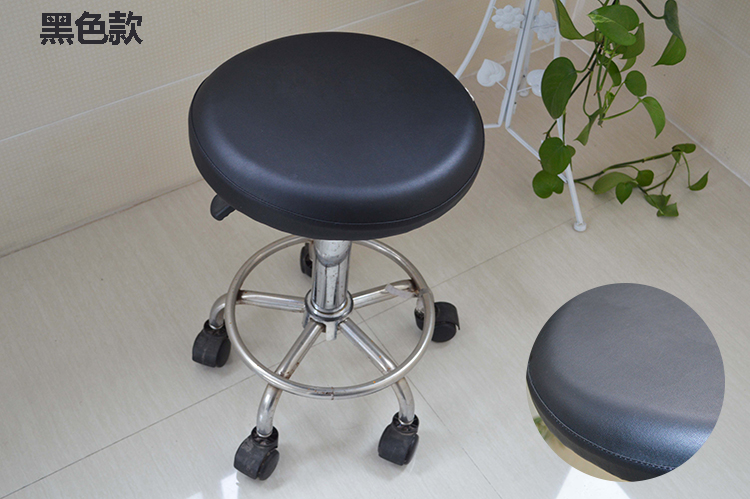 Ghế da bọc ghế nâng ghế bọc ghế phân phân bọc đệm PU thanh đẹp cắt tóc đàn hồi bìa ghế - Ghế đệm / đệm Sofa thảm len trải ghế gỗ