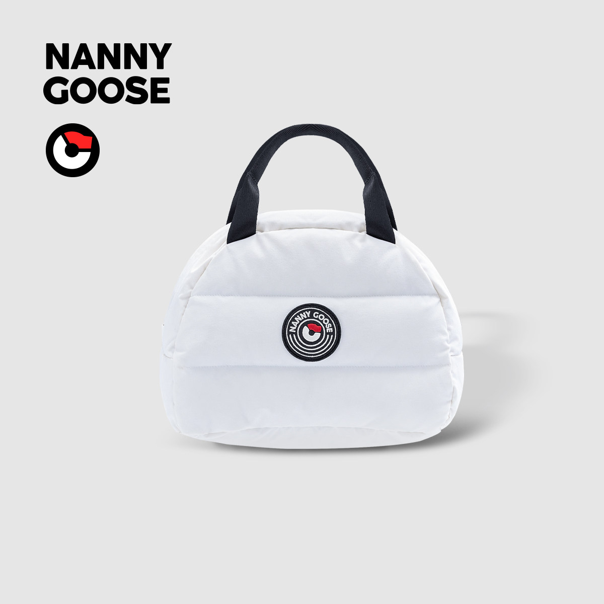Nanny Goose Insulation And Cold Fashion Down Bag Design Sense Commuter Hand Carry Satchel Minimalist Sports Bag Makeup Bag-Taobao