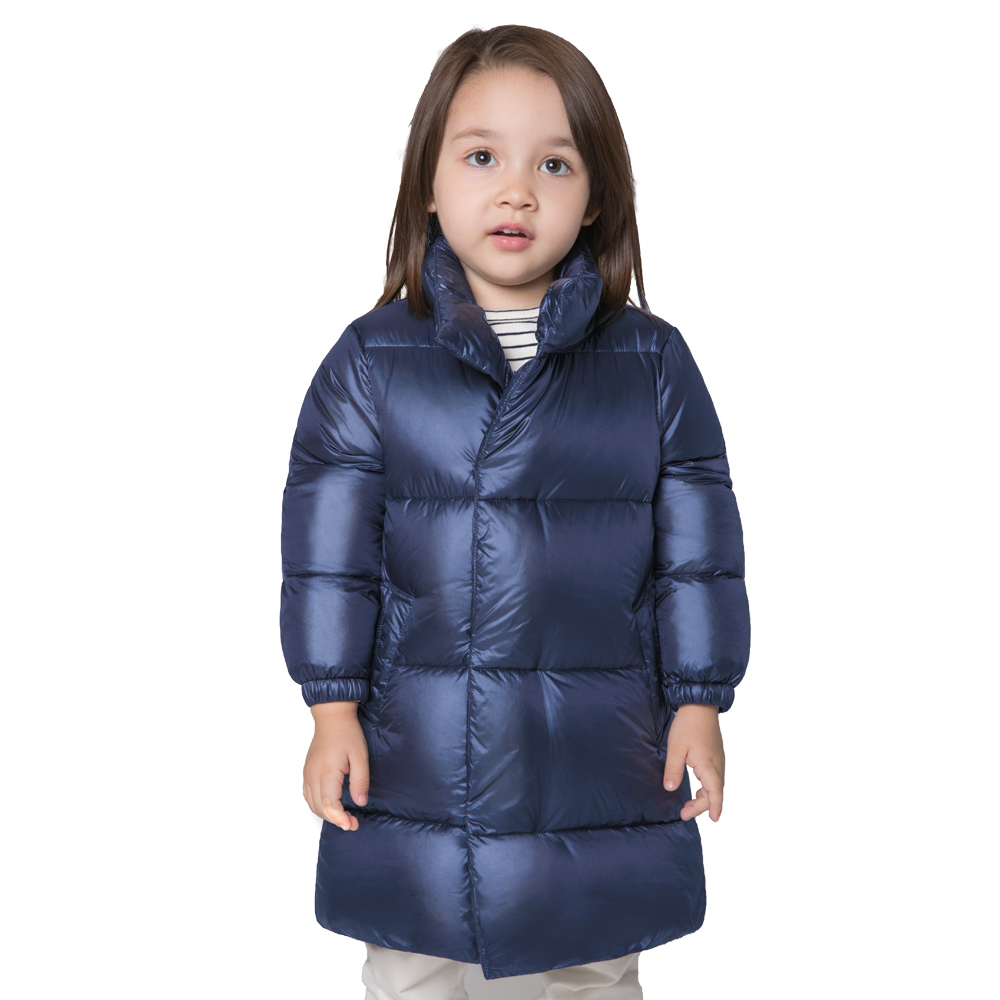 Dài Xuống Jacket bé Xuống Jacket Girl Boy Collar edglow Siennized Xuống Jacket Nanny McPhee trẻ em.