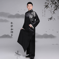 Cross-talk clothing Republic of China style robe longshirt coat Classic Chinese style Chinese jacket performance suit male