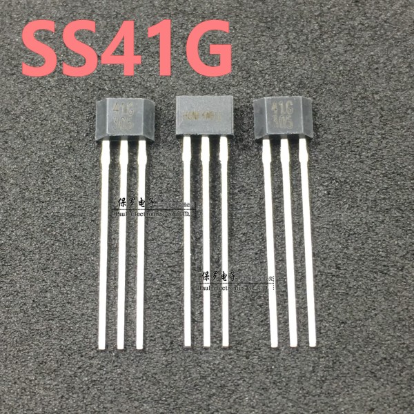 Hall component SS 41G silk printing 41G Hall sensor TO-92S straight - plug new imported original