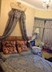Vương miện Continental Sắt giường vỏ khung giường khung trang trí wrought sắt lưới tòa màn kệ chúa giá đỡ tùy chỉnh quanh - Bed Skirts & Valances rèm treo giường Bed Skirts & Valances