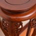 Hoa đứng vững chắc chạm khắc cũ elm sàn phòng khách đồ nội thất Trung Quốc cổ điển bằng gỗ chậu hoa kệ trang trí hoa - Kệ kệ hoa Kệ