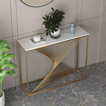 Nordic wind wall cabinet floor bar partition leaning against wall Xuanguan narrow table entrance door entry aisle cabinet living room TV wall frame