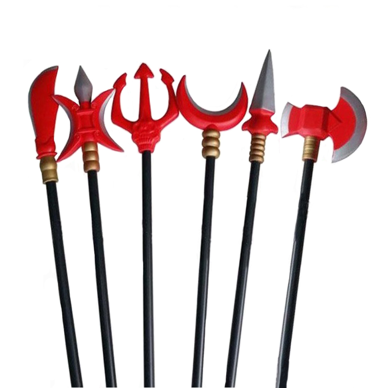Child Sponge PU Toy Long Spear Guan Knife Foam Soft Head Square Sky Painting without hurtful crescent Tooth Shovel Weapon