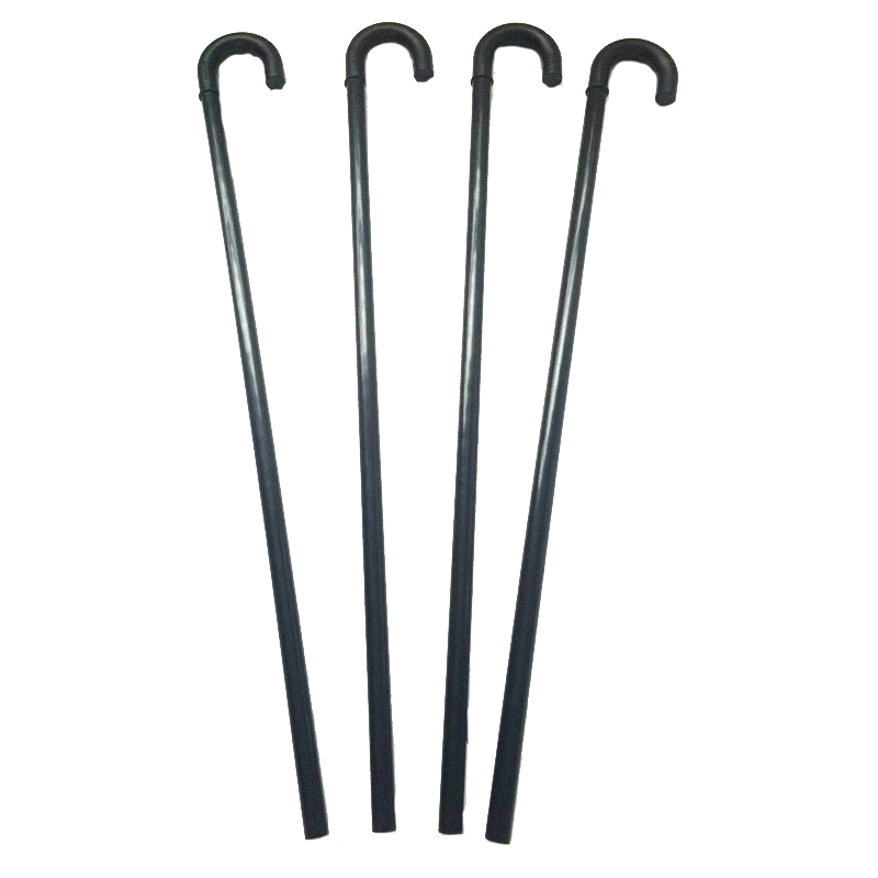 COS dance props stage performance supplies Chaplin black plastic crutches Jazz dance magician crutches