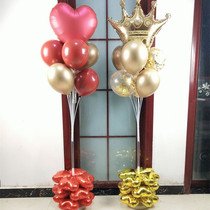 Crown raised desktop base balloon bracket Wedding birthday birthday party decoration Opening arrangement Road leading column
