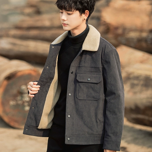 Утепленный пуховик, бархатная вельветовая куртка