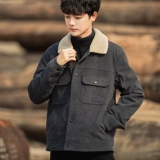 Утепленный пуховик, бархатная вельветовая куртка