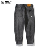 Весенние джинсы, трендовые брендовые штаны, 2021 года, оверсайз, свободный прямой крой, осенние