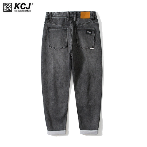 Весенние джинсы, трендовые брендовые штаны, 2021 года, оверсайз, свободный прямой крой, осенние