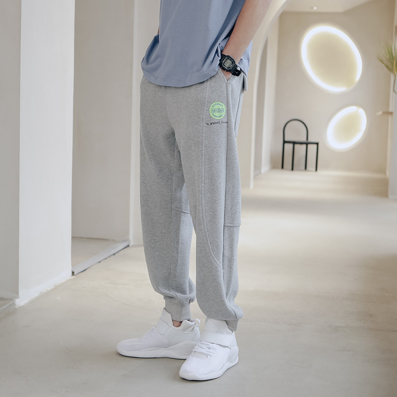 Pants Men 2022 Spring Autumn Season Casual Sports Pants Tide Cards Frock Pants Loose 90% pants Pants Footed Pants