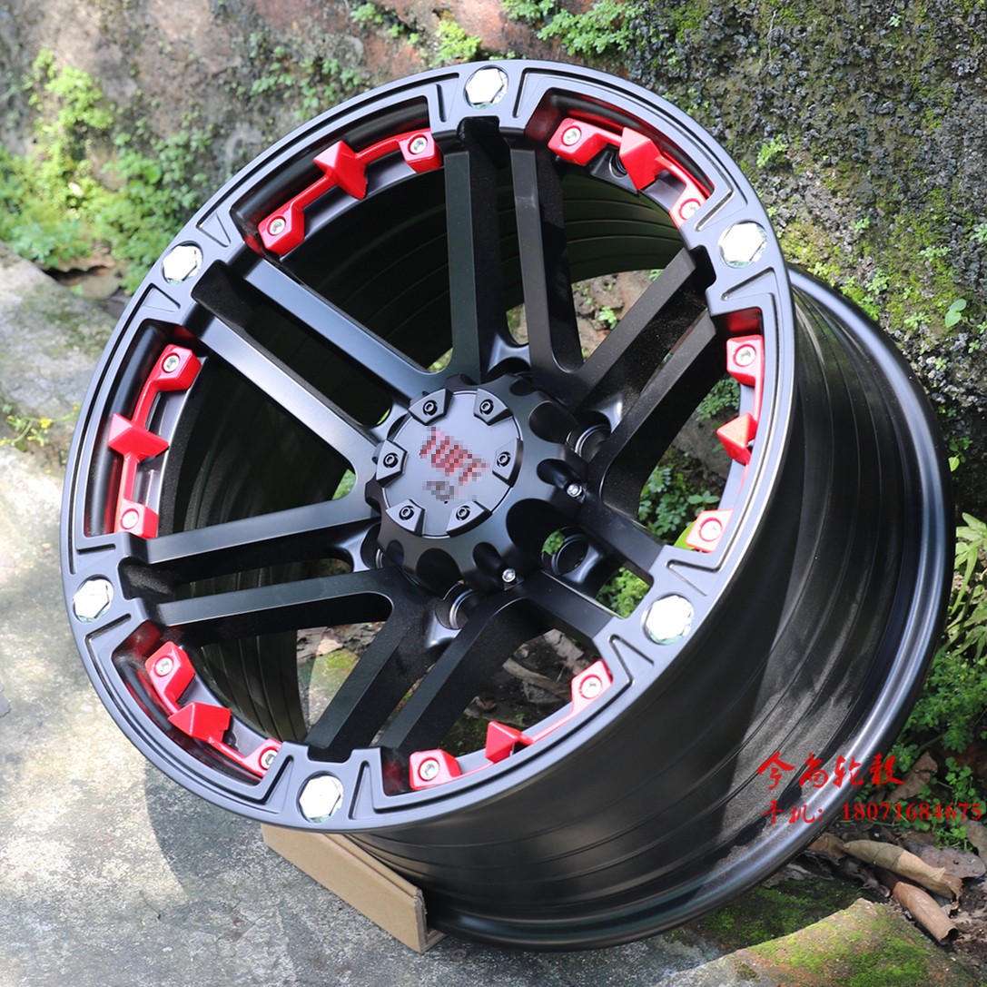 Bộ chuyển đổi bánh xe giá trị âm 16/17 inch off-road Prado LC80bj40 Warrior Pajero Black King Kong Guide mâm đúc xe hơi