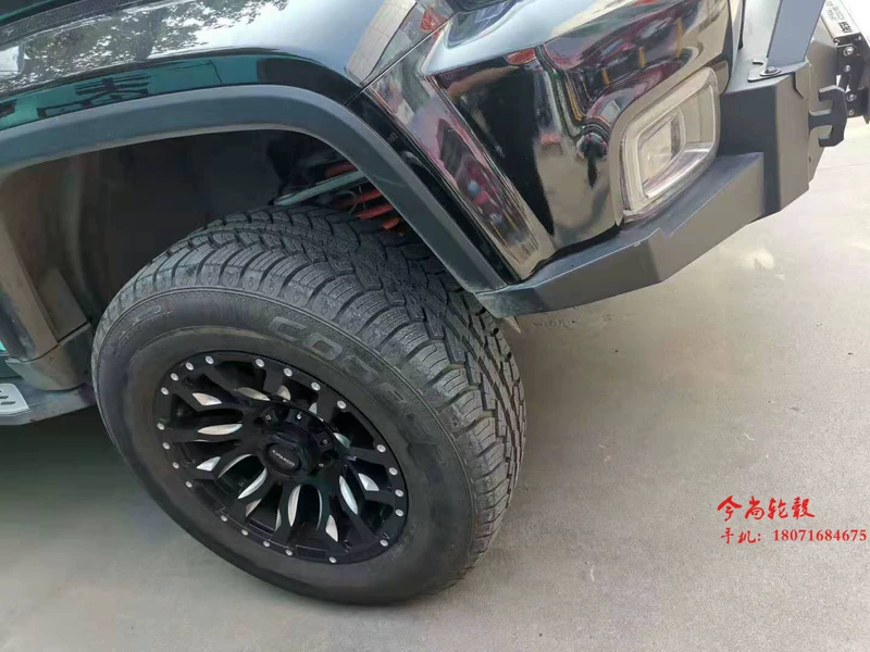 Bánh xe off-road 17 inch phù hợp với BJ40 Pukadopaladin Cheetah Black King Kong Pajero Wrangler Shaker - Rim