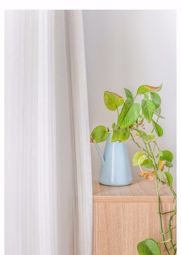 Mở rèm vải cotton trắng màn vải tùy chỉnh hoàn thành đơn giản hiện đại tùy chỉnh phòng khách rèm phòng ngủ - Phụ kiện rèm cửa thanh treo rèm cửa inox