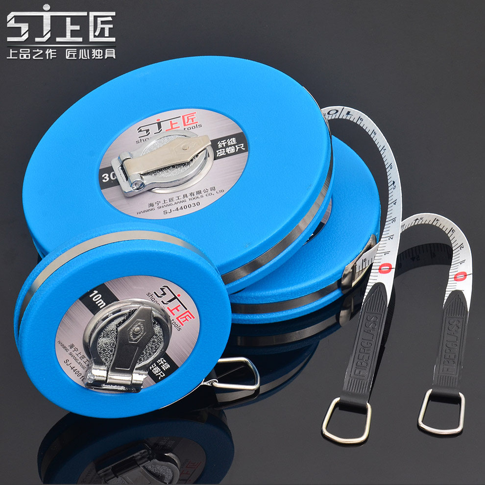 Shangshang textile leather tape measure ruler toughness waterproof soft leather ruler soft ruler meter ruler box ruler 10 meters 20 meters 30 meters 5