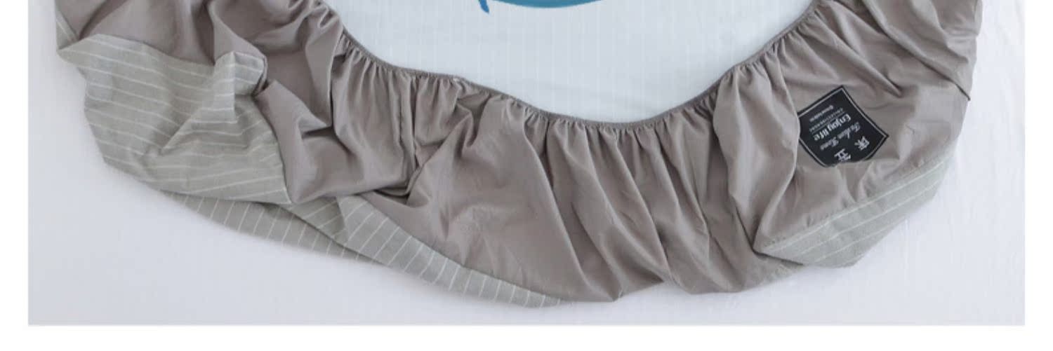 Giường cotton không thấm nước bộ ba bộ giường cho bé thông tiểu nước tiểu Simmons bảo vệ chăn bông - Trang bị Covers Ga chun và ga phủ