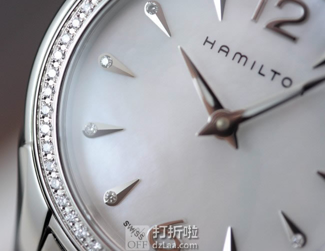 Hamilton 汉密尔顿 Jazzmaster 爵士大师系列 H32281197 镶钻女式手表 2.4折9 海淘转运关税补贴到手约￥2690