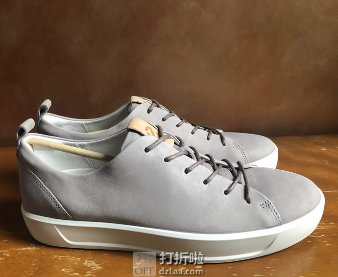ECCO 爱步 SOFT 8 柔酷8号 男式休闲板鞋 3.3折.95 海淘转运到手约￥466 国内￥1799