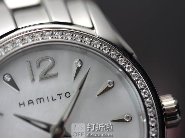 Hamilton 汉密尔顿 Jazzmaster 爵士大师系列 H32281197 镶钻女式手表 2.4折9 海淘转运关税补贴到手约￥2690