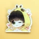 TFboys hoạt hình acrylic huy hiệu Harajuku trâm cài Wang Junkai Wang Yuan ba huy hiệu trâm nhỏ dễ thương