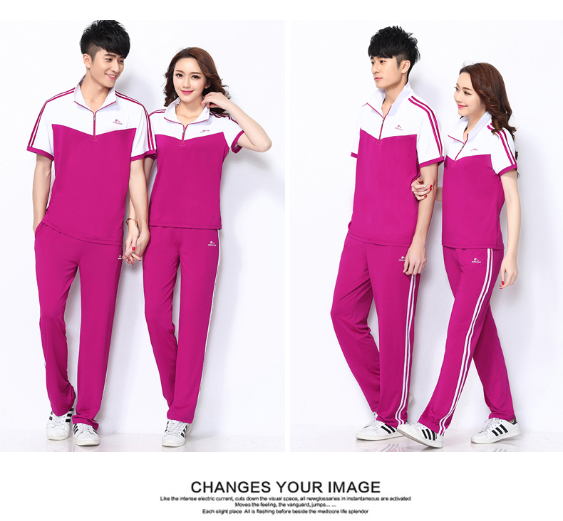 Quần short tay ngắn phù hợp với trang phục thể thao Jiamusi quần áo vuông nhảy trung niên biểu diễn quần áo mùa hè phần mỏng mua - Thể thao sau bộ quần áo nike