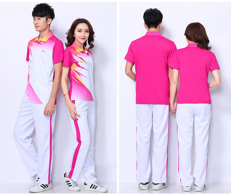 Jinguan mùa hè ngắn tay thể thao phù hợp với lớp quần áo học sinh quần áo thể thao quần áo cạnh tranh quần áo khiêu vũ đồng phục nhóm hiệu suất - Thể thao sau bộ quần áo thể thao nam