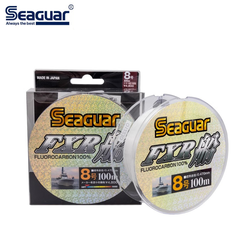 Japanese Seaguar Fxr Boat Fishing Line, Impact-Resistant Boat Fishing Carbon Leader Line, Wear-Resistant Lure Fishing Sub-Line