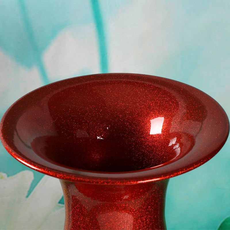 Crystal glaze of large vases, jingdezhen ceramics high living room TV ark to heavy adornment furnishing articles of Chinese style