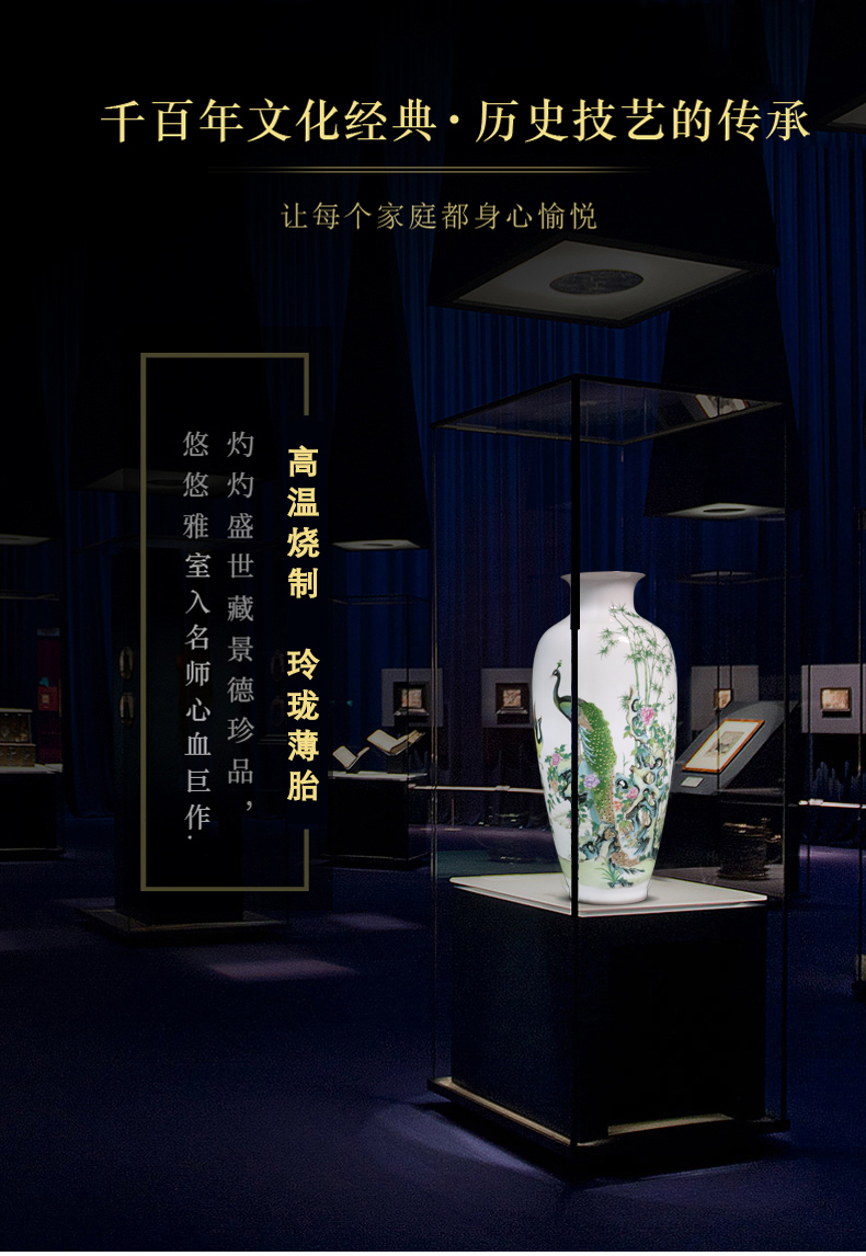 Fuels the jingdezhen ceramics vase furnishing articles dried flower arranging flowers sitting room manual of blue and white porcelain home decoration arts and crafts