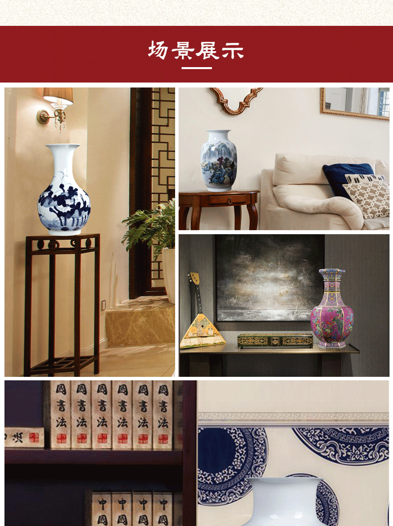 Manual hand - made vases furnishing articles flower arranging jingdezhen ceramics from the sitting room porch decoration office study arts and crafts