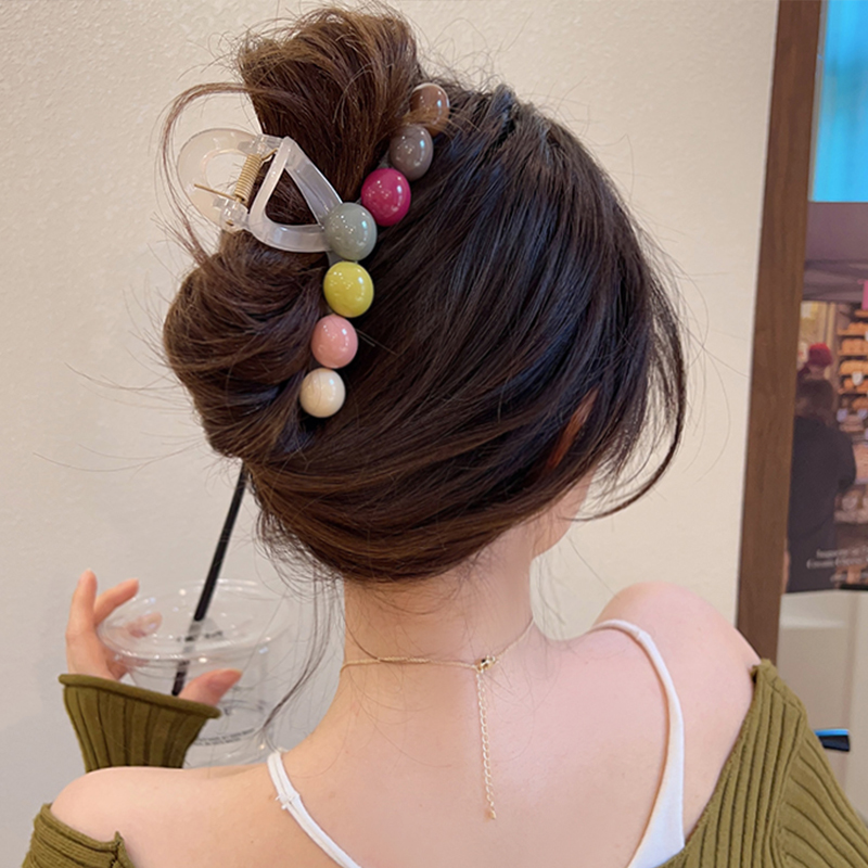 Cute Rainbow Candy Hairpin of the Female Head of the Bow Stroke