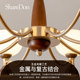 Sharedon Living Room Chandelier Bauhaus Mid-Century Style Main Light French Retro High-End Design New Lighting Fixtures