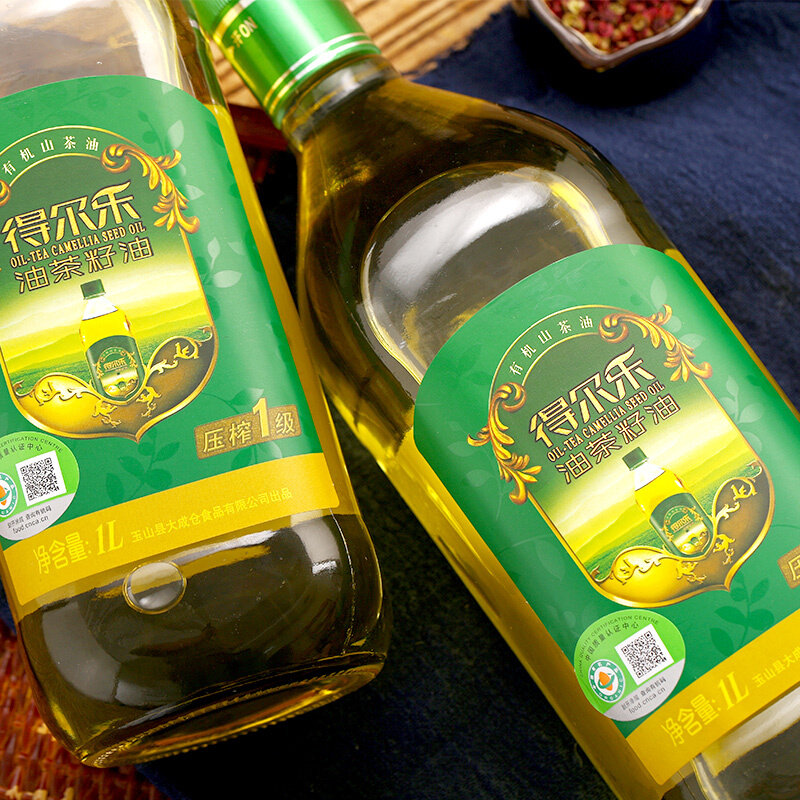 Dörle Organic Mountain Tea Oil cooking oil 1L* 2 bottles Gift Boxes VEGETABLE OIL TEA SEED OIL PRESS