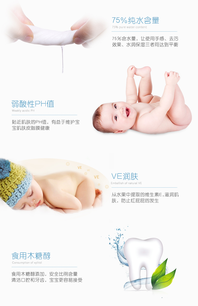 AUSTTBABY Khăn lau trẻ sơ sinh không mùi hương Bao gồm 80 miếng tiết kiệm với 24 gói khăn lau trẻ em - Khăn ướt khăn ướt bobby