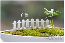 Microscape Small swing pieces Multi-meat wood Fence Fencing Fence White Mini Small Fence Small Pendulum
