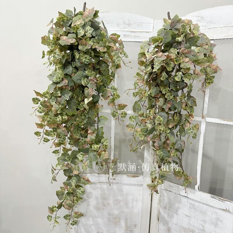 Simulated Large Bunch of Classical Autumn Grape Vine Climbing Garden Landscape Decoration Plant Pipe Hanging Winding Rattan