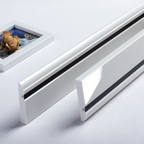Door cover line French side pure white marble inlaid metal balcony yam door cover hem skirting line decoration line