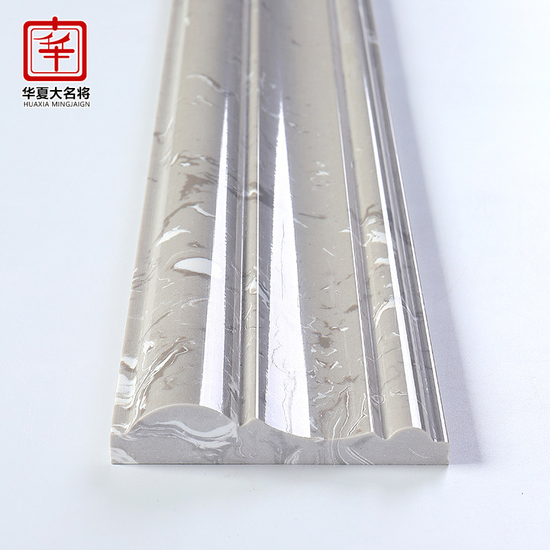 Artificial marble door cover frame window cover wrapped self-adhesive TV background wall border tile waistline decorative line tiles