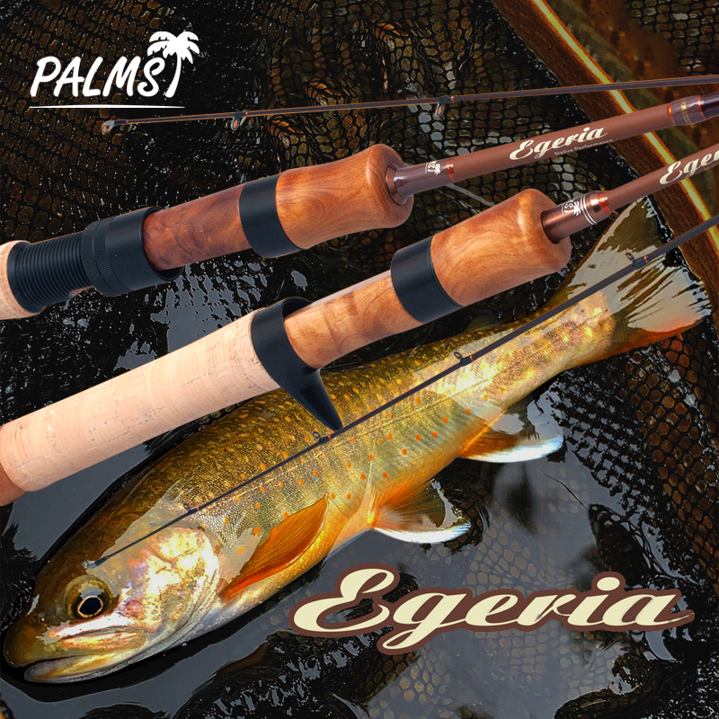 Japan Palms Little Coconut Tree Native Ultra-Lightweight Trout Fishing Rod for Stream Fishing
