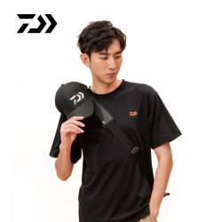 다와 낚시복 로고 인쇄 티셔츠