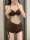 Swimsuit for Women, Beautiful Bikini for Hot Springs, Two-Piece, High-End 2026, Sexy, Pure Desire, Thai Style, Unique Cover-Up, Slightly Chubby, Covers the Body