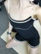 Zhao Lusi's same style swimsuit for women in hot springs, high-end 2025 racing one-piece, stunning Thai style, unique fat cover